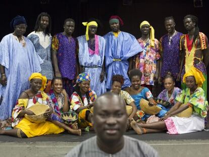 El ballet senegalés Jammu.