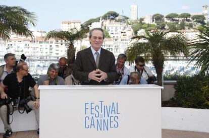 El actor y director Tommy Lee Jones en Cannes. 
