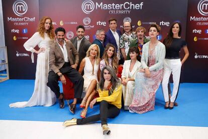 Los concursantes de la tercera edición de 'MasterChef Celebrity'.