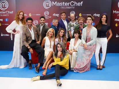 Los concursantes de la tercera edición de 'MasterChef Celebrity'.