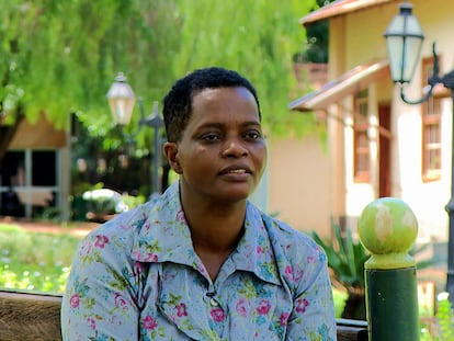 Madalena Gordiano, who was held by a Brazilian family for nearly four decades, during an interview with the television program ‘Fantástico.’