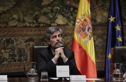 El presidente del Tribunal Supremo, Carlos Lesmes.