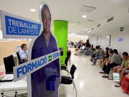 Oficina de Empleo de la Generalitat en Barcelona.