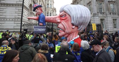 Manifestación contra el Brexit en Londres. 