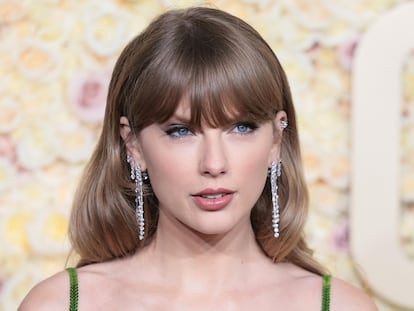 US singer Taylor Swift arrives for the 81st annual Golden Globe Awards ceremony at the Beverly Hilton Hotel in Beverly Hills, California, 07 January 2024.