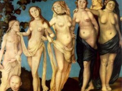 (Hans Baldung 1484-1545). Las siete edades de la mujer