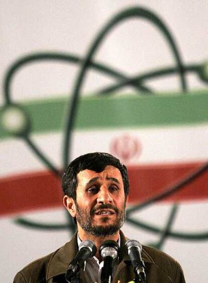 El presidente iraní, Mahmud Ahmadineyav, en abril.