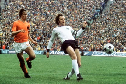 Franz Beckenbauer y Johan Cruyff