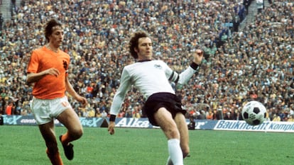 Franz Beckenbauer y Johan Cruyff