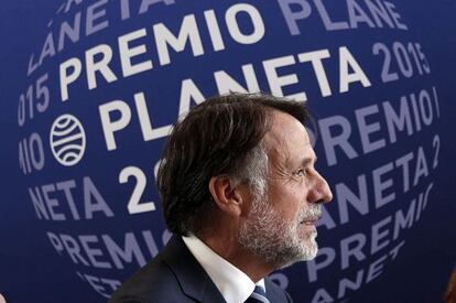 El presidente del grupo Planeta, José Creuheras, durante la presentación del Premio Planeta.