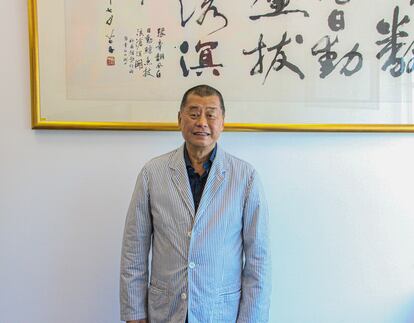 Jimmy Lai, en una foto de archivo de junio de 2020, en Hong Kong.