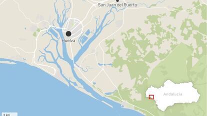 Muere en Huelva un hombre en un accidente de ultraligero que provoca un incendio