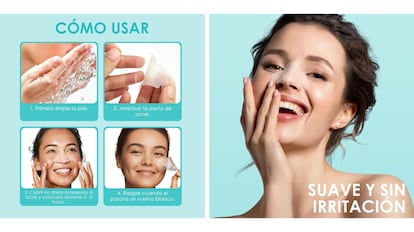 Estos parches de granos para la nariz son top ventas en Amazon.