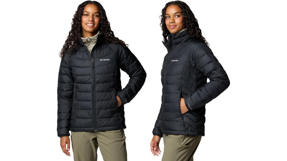Chaqueta acolchada para mujer, de Columbia.