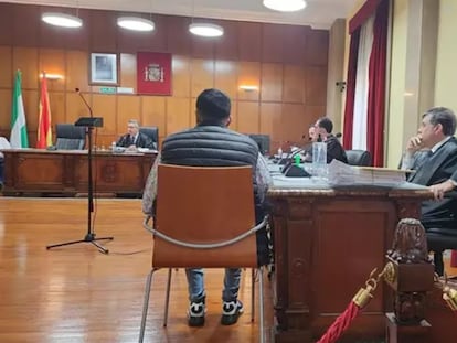 El condenado por el homicidio de Peal de Becerro (Jaén) durante el juicio. (EP)