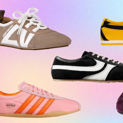 Algunos de los modelos de 'zapatillas finas' que se llevarán esta temporada.