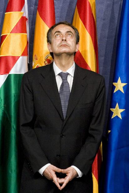 José Luis Rodríguez Zapatero, en Cerdanyola del Vallès.
