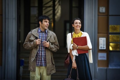 Edoardo Leo y Ambra Angiolini, en la pel&iacute;cula.