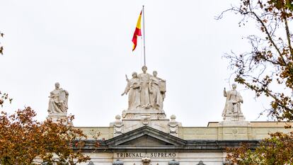 Fachada de la sede del Tribunal Supremo en Madrid.