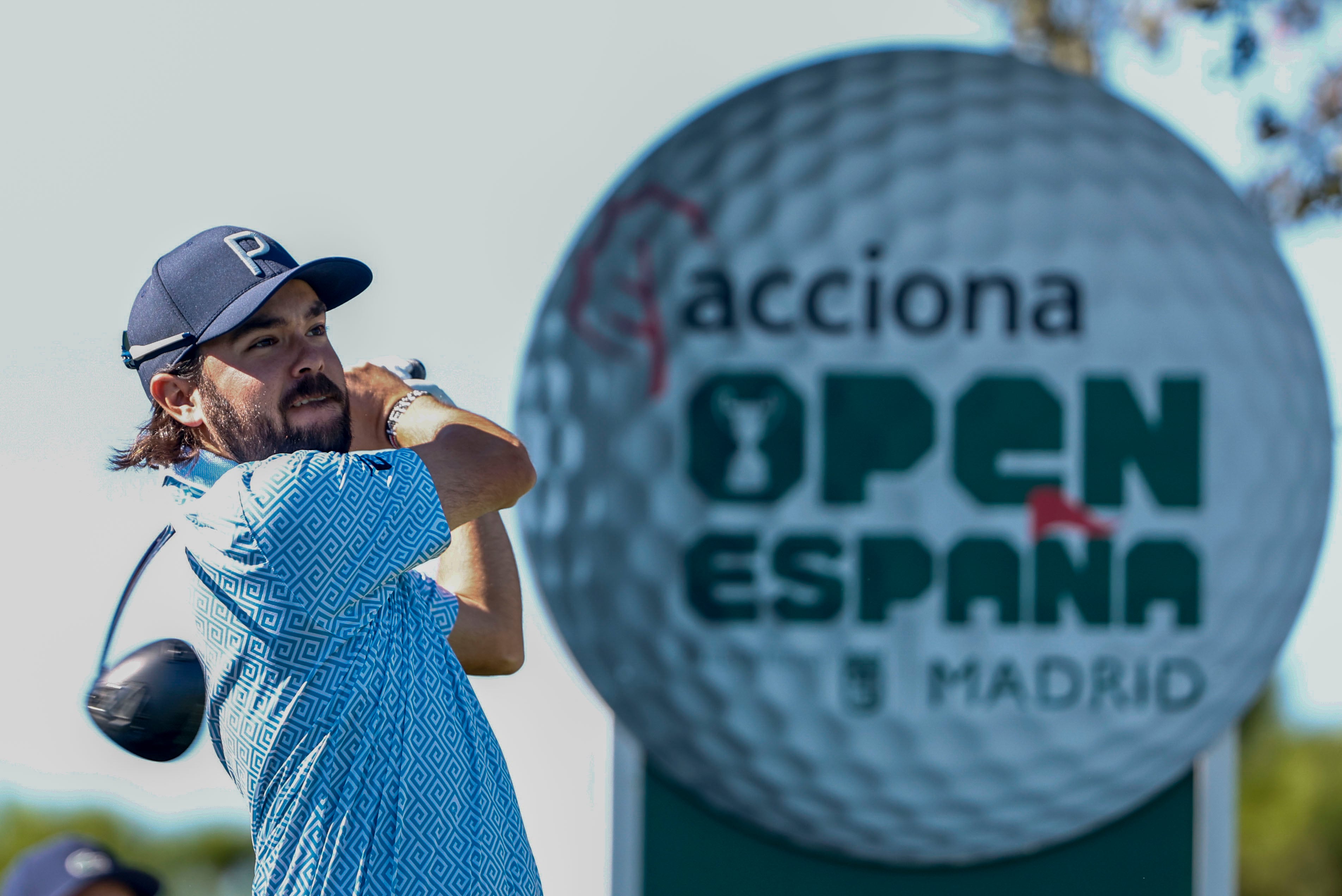 Ángel Hidalgo aguanta las embestidas del “toro bravo” Rahm en el Open de España 