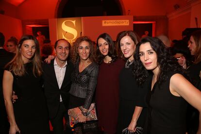 Jonathan Fernández, Cristina Caro, Nuria de Mesa e Irene Garcia de YMEDIA, Rocío Bonelo de ICON e Irene Mateos de S Moda