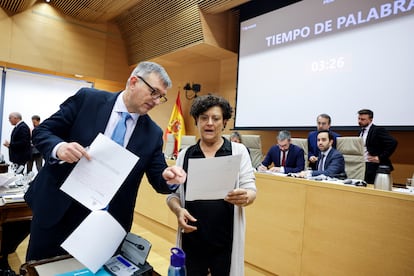 Pilar Vallugera, en el Congreso en una imagen de archivo.