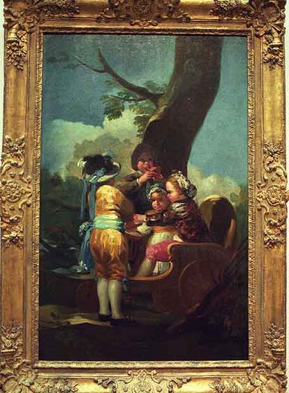 <i>Niños en el carretón</i> (1778-1779), de Goya.