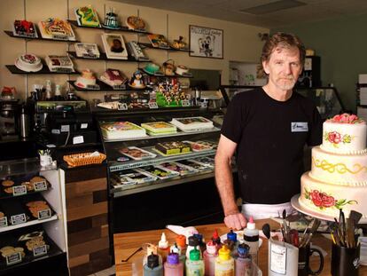 Jack Phillips, en su pasteler&iacute;a de Lakewood, en el estado Colorado.