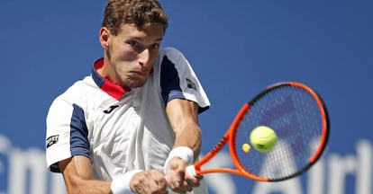 Pablo Carreño, en el partido de cuartos ante Schwartzman.