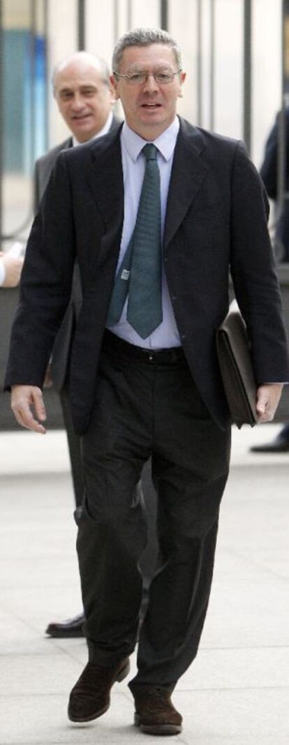 El ministro de Justicia, Alberto Ruiz-Gallardón.
