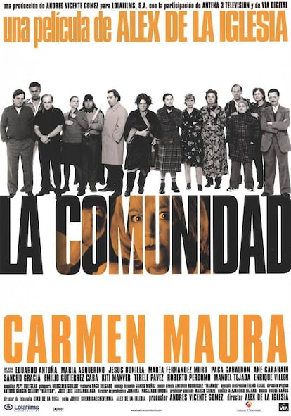 Cartel de la película 'La comunidad', de Álex de la Iglesia.