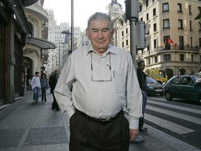 El poeta Antonio Gamoneda, en Madrid.