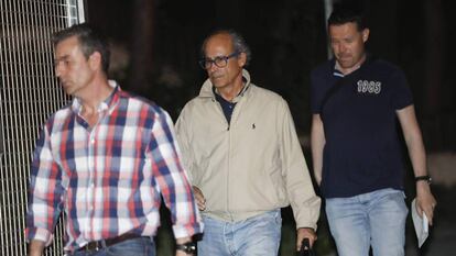 Edmundo Rodríguez Sobrino, cuando fue detenido en 2017.