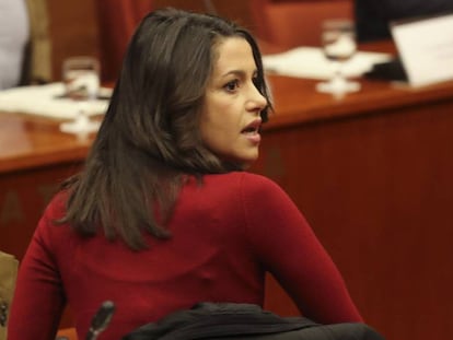 Inés Arrimadas, a la Diputació Permanent del Parlament.