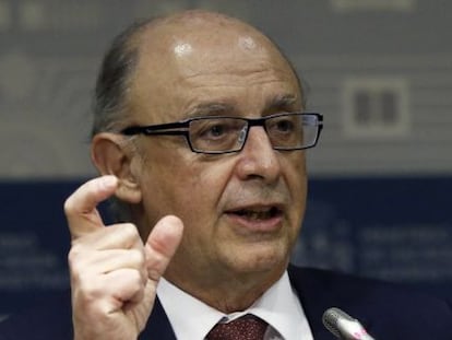 El ministro de Hacienda en funciones, Crist&oacute;bal Montoro. 