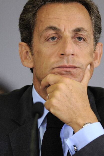 El presidente francés, Nicolás Sarkozy