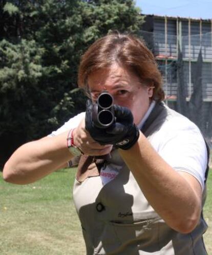 Pilar Calvo, campeona absoluta de skeet.