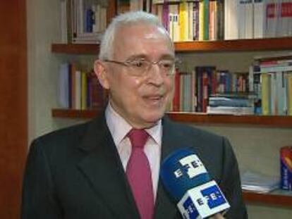 El presidente saliente de la patronal bancaria española (AEB), Miguel Martín. EFE/Archivo