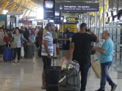 Aeropuerto de Madrid Barajas.