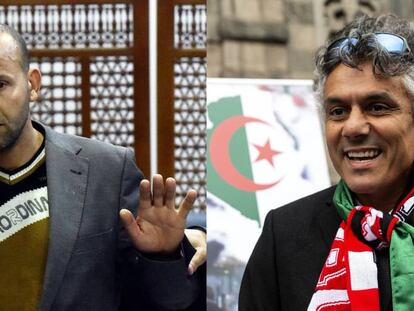A la izquierda, el candidato presentado como Rachid Nekkaz. A la derecha, el millonario franco argelino Rachid Nekkaz. 