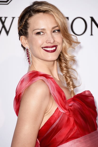 Petra Nemcova, con vestido de Georges Chakra