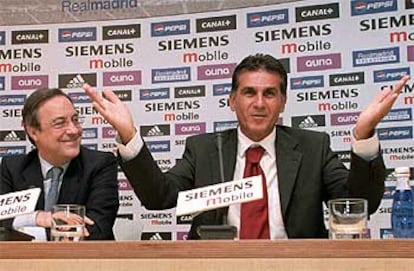 Carlos Queiroz, ayer, en su presentación como nuevo entrenador del Real Madrid.