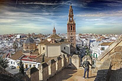 Vista de Carmona desde el alcázar de la Puerta de Sevilla.