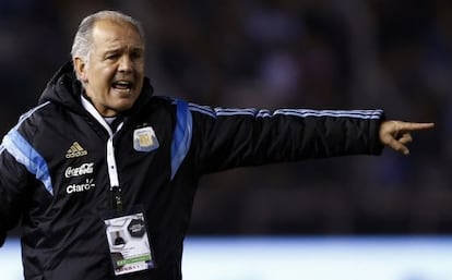 Alejandro Sabella, entrenador de Argentina.