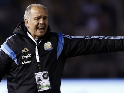 Alejandro Sabella, entrenador de Argentina.