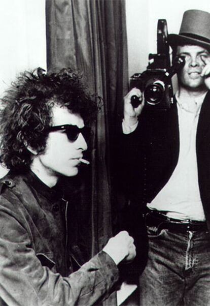 Bob Dylan, en un momento de <i>Don't look back.</i>