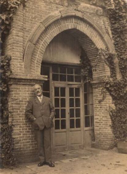 Manuel B. Cossío en los años veinte en Madrid.