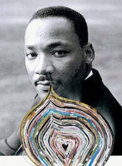 Obra de Santi Moix sobre Luther King.