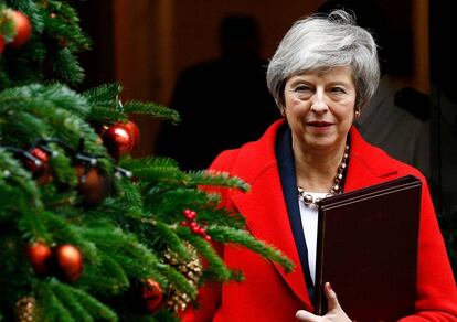 Theresa May, el pasado martes en Downing Street.