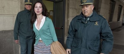 La juez Mercedes Alaya, en los juzgados sevillanos.